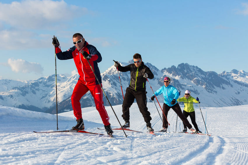 Cours de ski de fond avec l'ESF de Formiguères