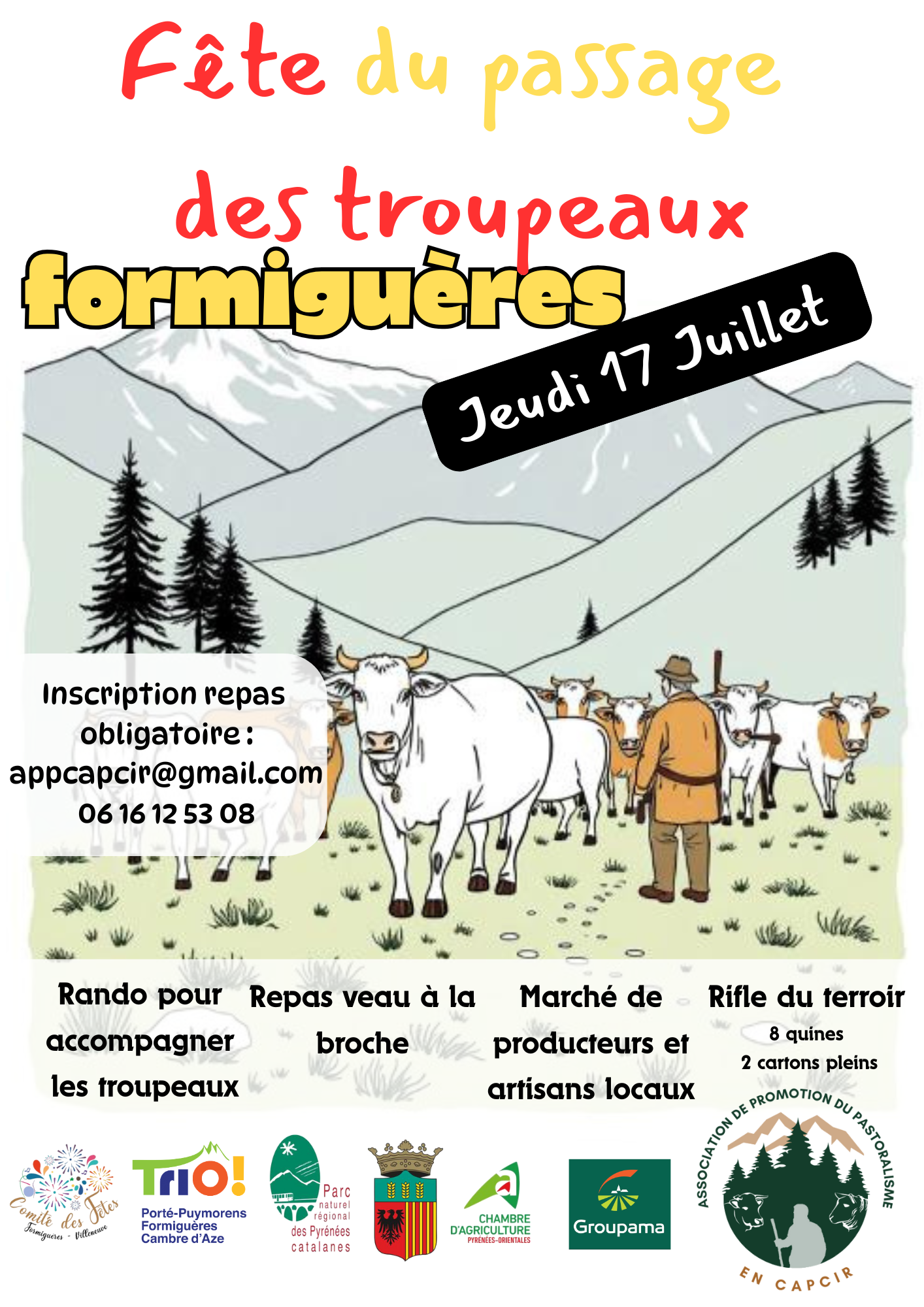affiche fête des troupeaux 2025