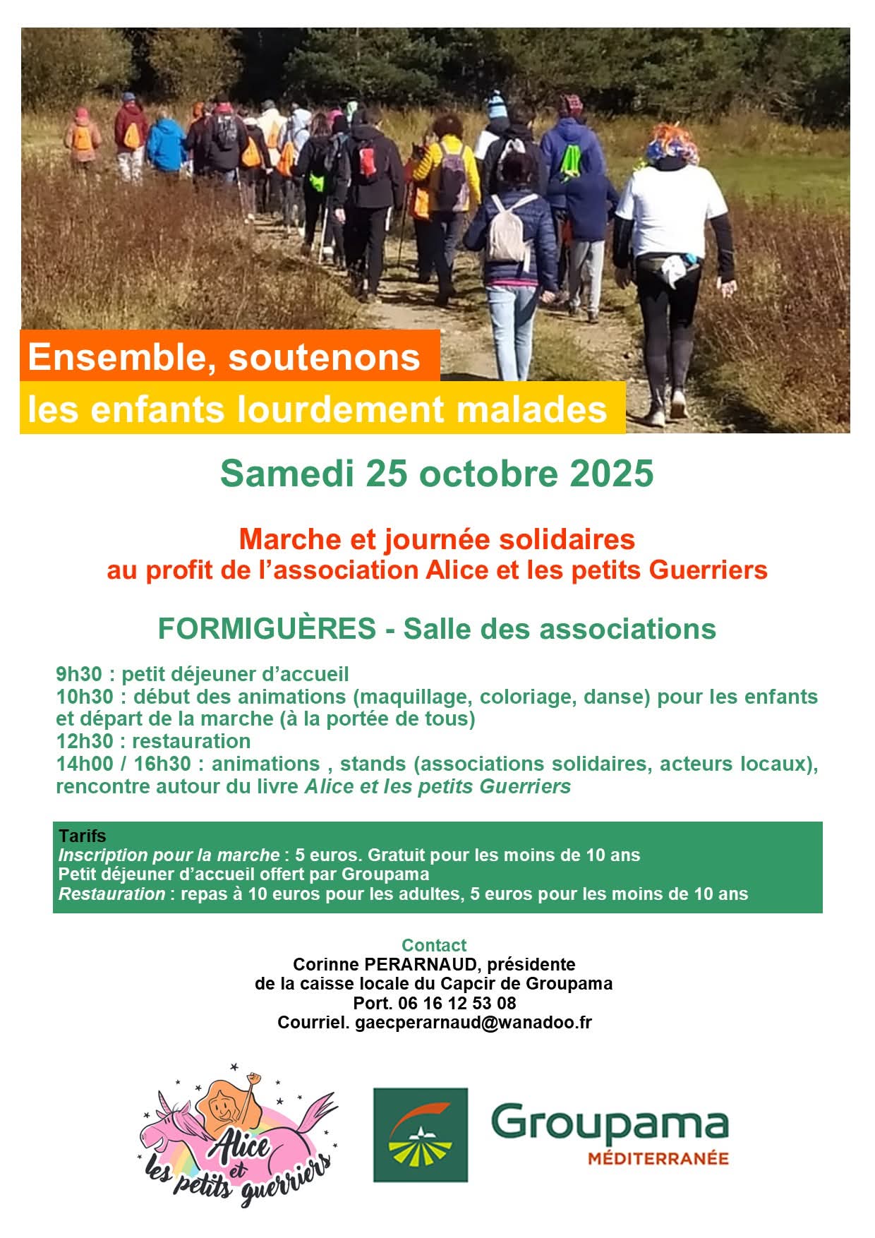 affiche alice et les petits guerriers 2025