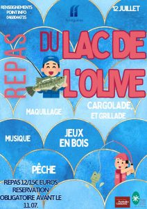 12 juillet repas lac de l'olive - Formigueres