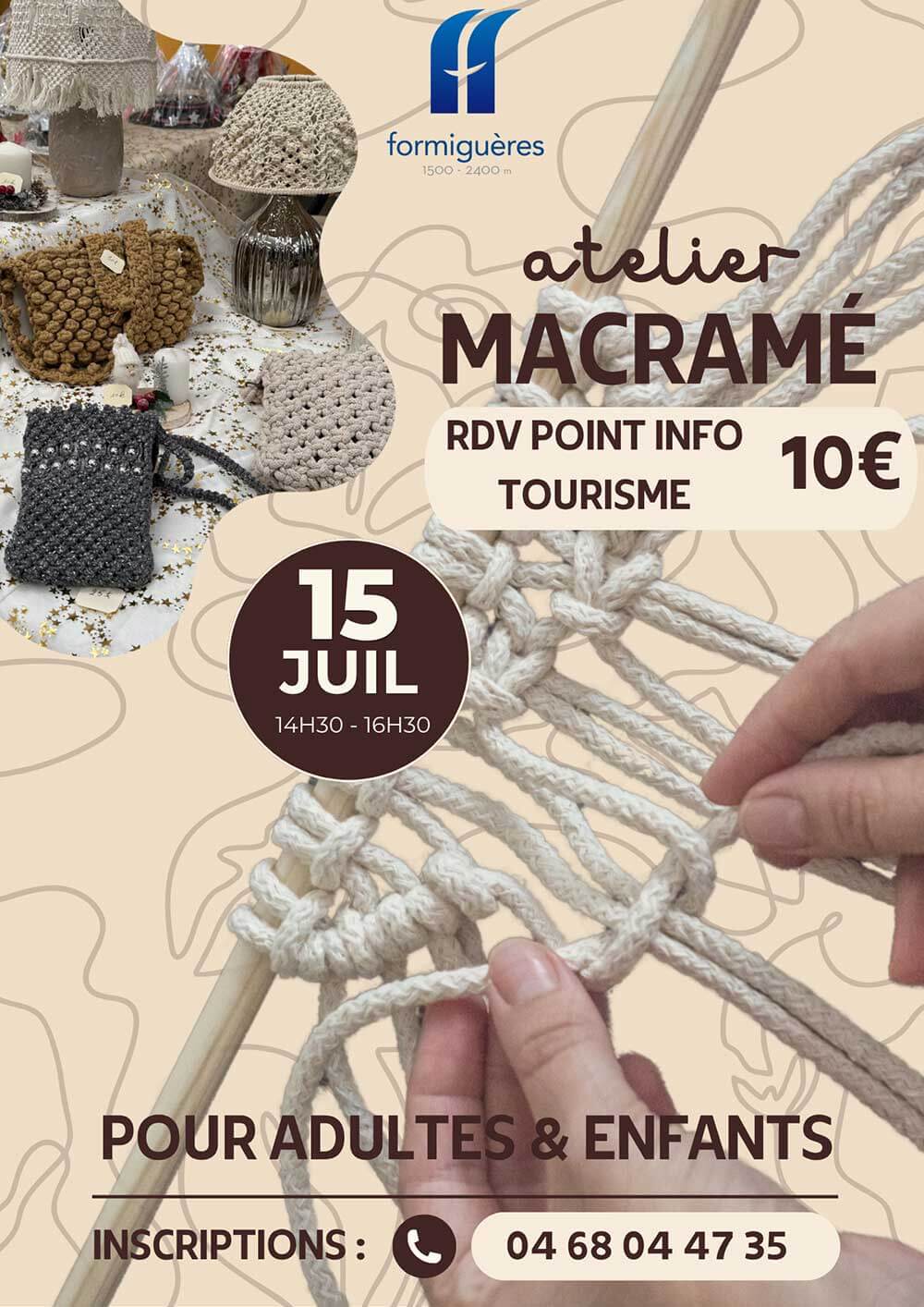 Atelier Macramé Formigueres Atelier Macramé Formigueres