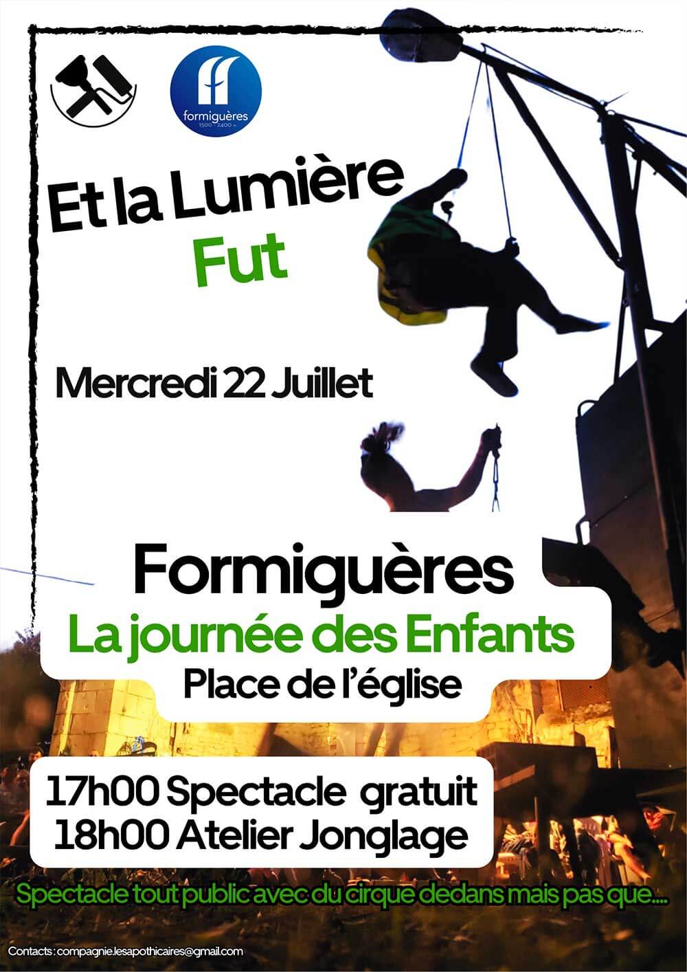 Animation "Et la Lumière Fut" Formigueres Animation "Et la Lumière Fut" Formigueres